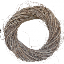 Wild willow krans white-wash, 35cm