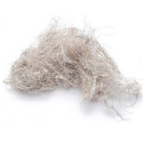 Coco fibre sisal bag white-wash, 50gr