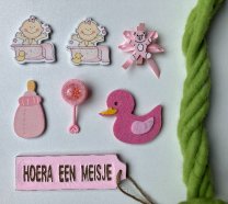 DIY pakket meisje roze