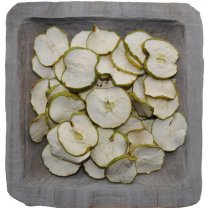 Gedroogde groene appelschijfjes, 220 gram
