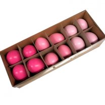 Volledige doos; roze tinten in verschillende tinten roze