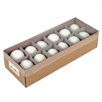 Witte uitgeblazen eieren. 12 stuks