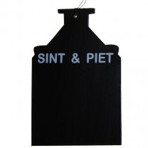 Krijtbordje, Sint & Piet, 18cm