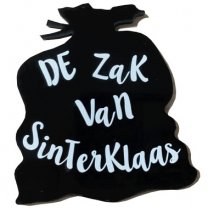 Silhouette Zak van Sinterklaas, 8.5cm