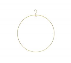 1 + 1 GRATIS; Metalen ring GOUD hang, 20cm